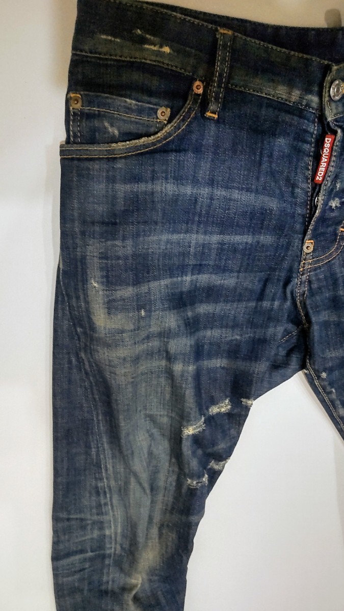 【　 DSQUARED2　ディースクエアード　】　 SEXY　TWIST　JEAN 　　48　　S74LA0794 スタッフインターナショナル国内正規品_画像4