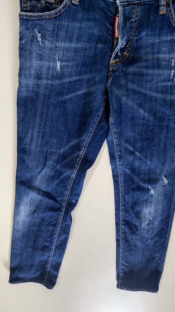 【　 DSQUARED2　ディースクエアード　】　 SLIM　JEAN 　48　S71LB0178　 スタッフインターナショナル国内正規品_画像6