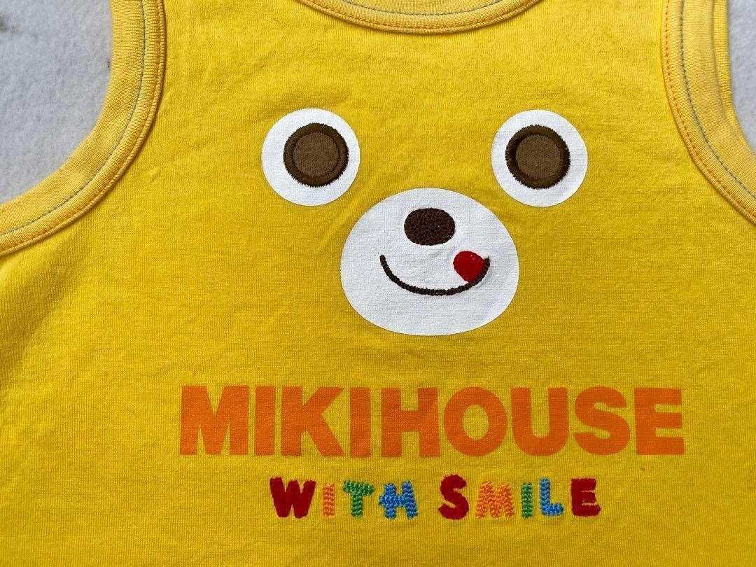 ★美品　ミキハウス　MIKIHOUSE　帽子付き水着　80 グレコ　可愛い★_画像8