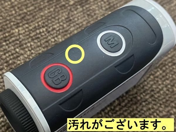 4*1841【GOLF BUDDY/ゴルフバディ】GB LASER atom ゴルフレーザー 距離計 小型 軽量 動作確認済み 札幌・美しが丘・店頭引渡可_※汚れ有り