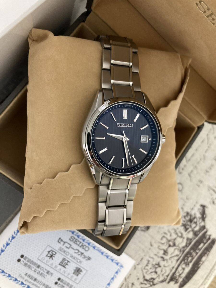 超美品 最新モデル SEIKO セイコー チタン 電波ソーラー 超美品 最新モデル SEIKO セイコー チタン 電波ソーラー