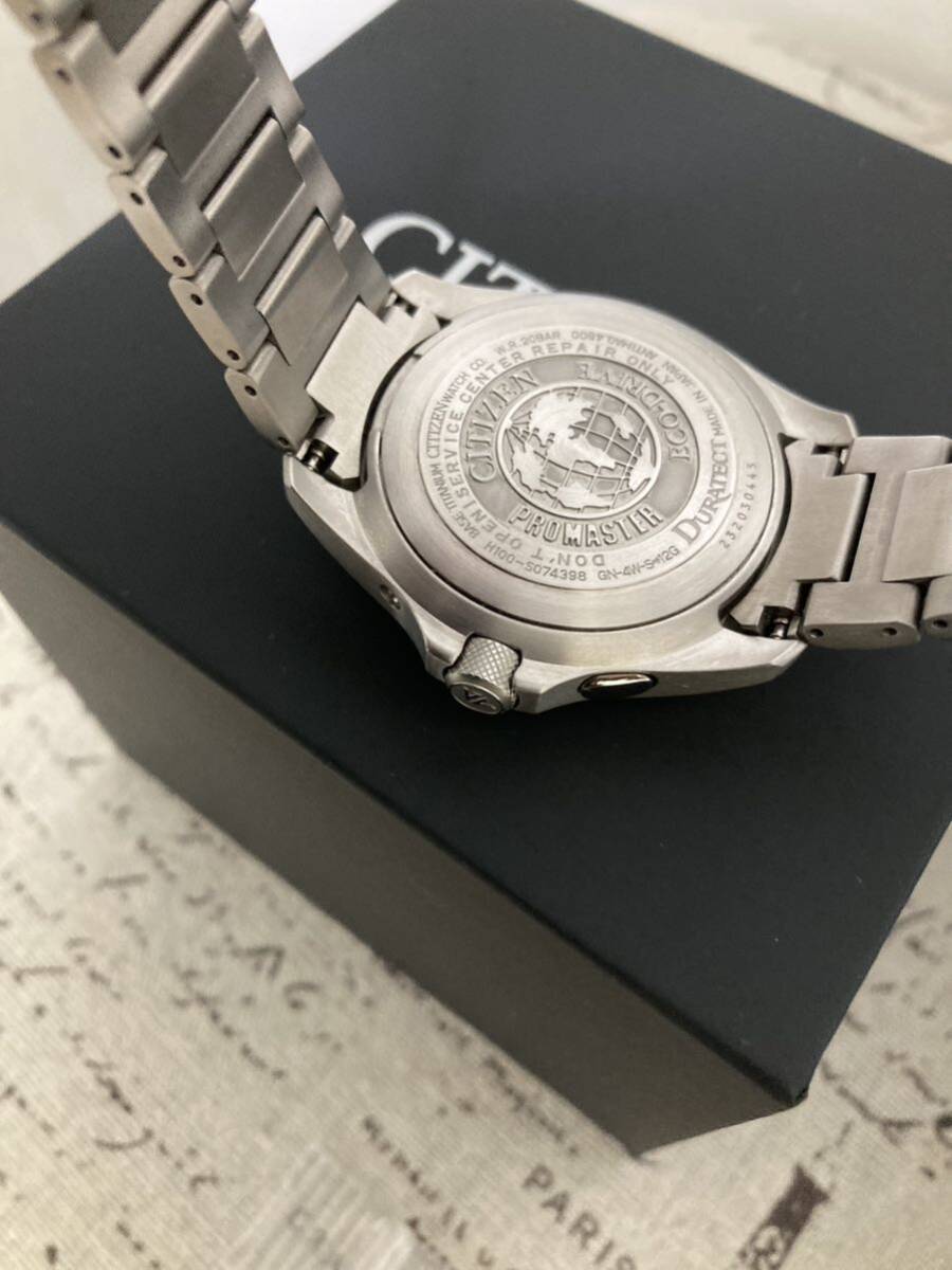 美品！CITIZEN シチズン メンズ チタン チタニウム ランド プロマスター フルコマ 電波ソーラー PMD56-2951_画像5