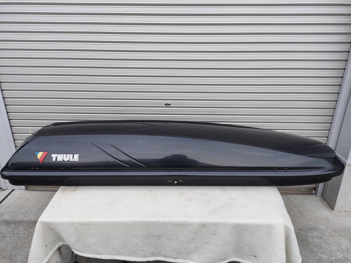 引取り限定(愛知) THULE スーリー ルーフボックス ジャンク品 225cm×53cm×33cm　デュアルオープン　ジェットパック_画像5