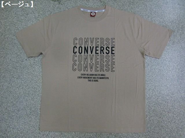 新品 大きいサイズ コンバース/CONVERSE 半袖Ｔシャツ肌4L メンズ レディース アメカジ ALL STAR BIG ロゴT カジュアル メール便可能 夏_画像1