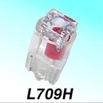 ホワイト 12V T10ウェッジ■超高輝度 電球型LED Lビーム ハイフラックスLED拡散型 ■L709H WH M&Hマツシマ_※写真はイメージです。