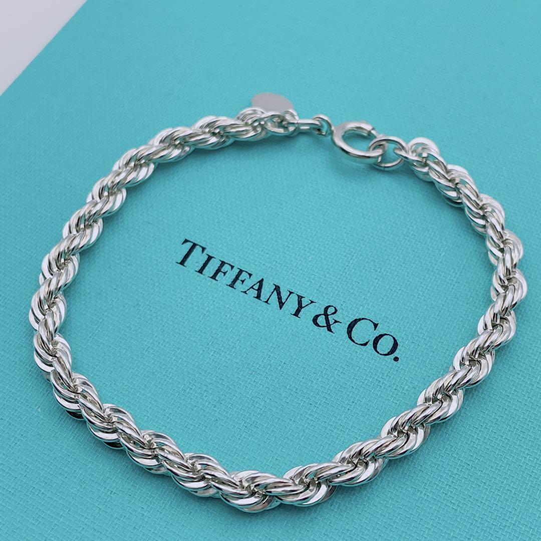 【極美品】Tiffany & Co. チェーン　ブレスレット　ツイスト　925