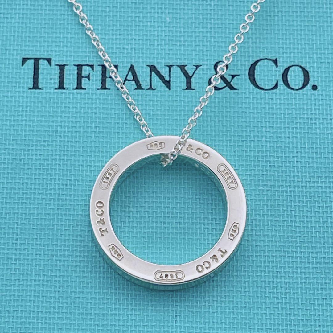 【極美品】Tiffany & Co. ネックレス　ナローサークル　リング