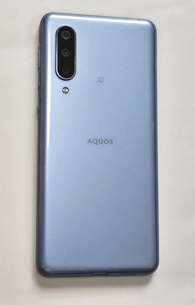 「-SIMロック解除済」 AQUOS zero5G basic A002SH [ブルー] SoftBank 白ロム スマートフォン