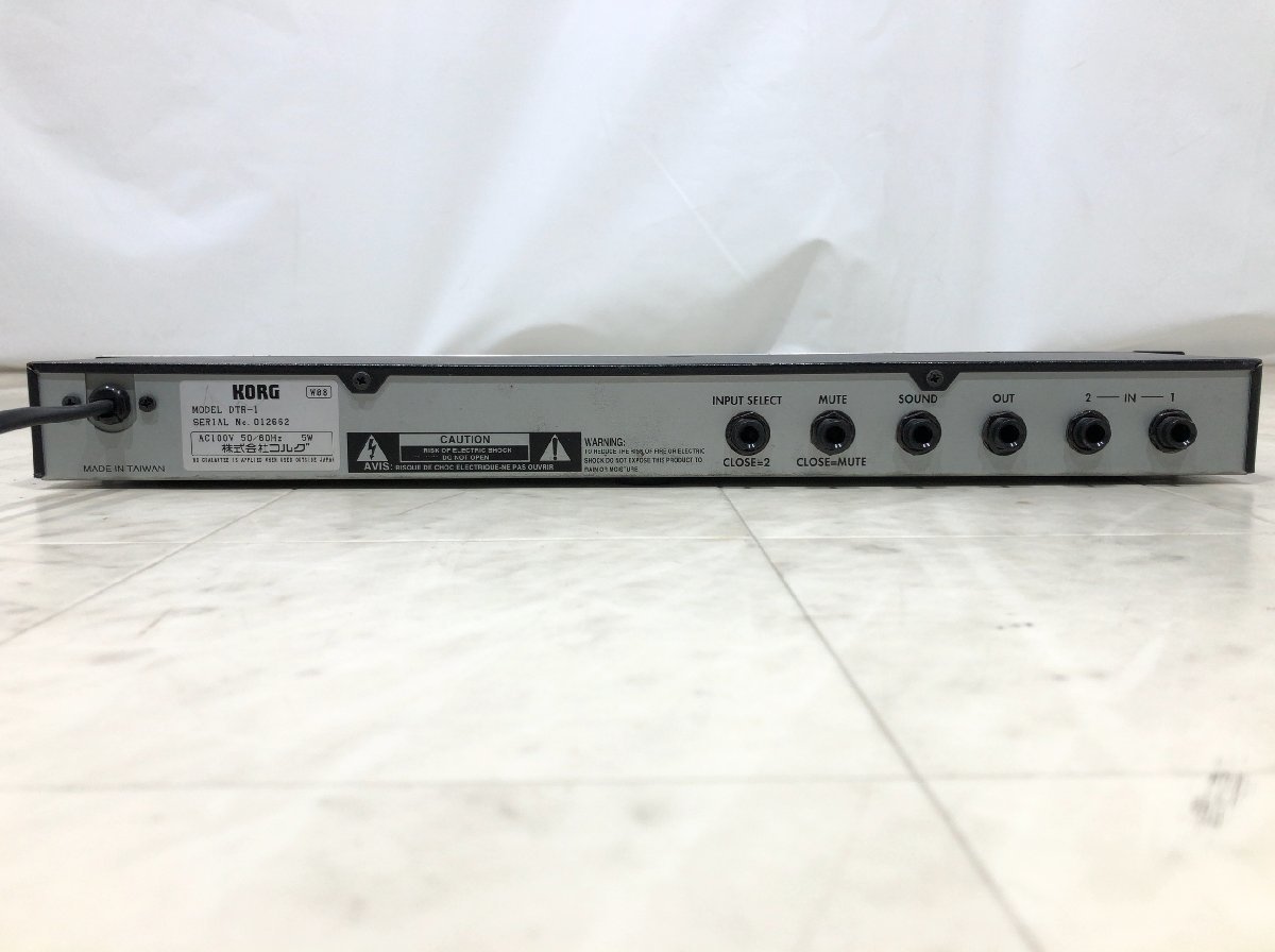 KORG DTR-1 コルグ ラックチューナー●F025T274_画像7