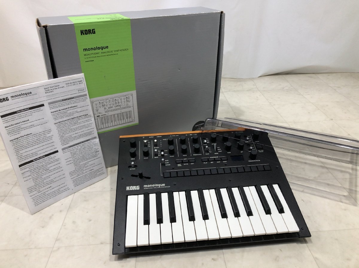 KORG MONOLOGUE-BK モノフォニックシンセサイザー●F025T261_画像1