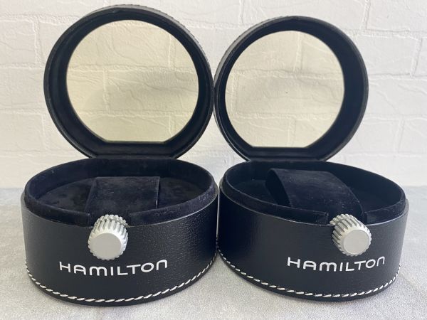 時計 空箱 HAMILTON ハミルトン 腕時計 空箱２個 ウォッチケース BOX 天窓 紙ケース付き(1点) 自宅保管品_画像3