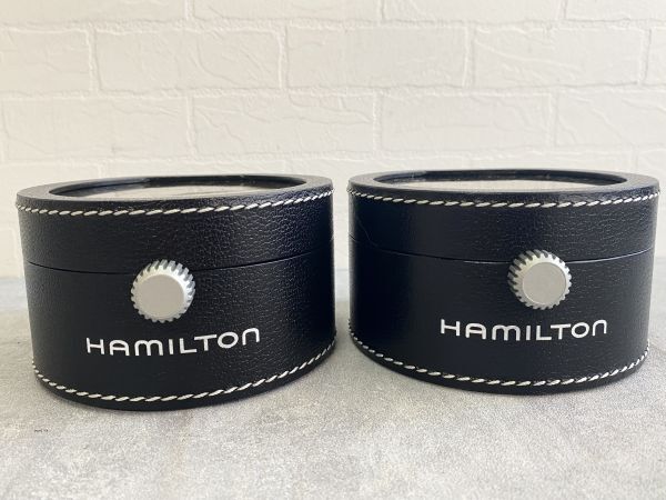 時計 空箱 HAMILTON ハミルトン 腕時計 空箱２個 ウォッチケース BOX 天窓 紙ケース付き(1点) 自宅保管品_画像2