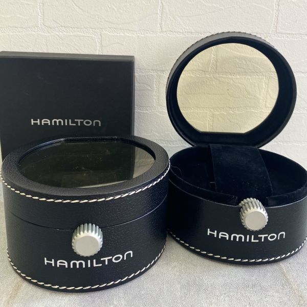 時計 空箱 HAMILTON ハミルトン 腕時計 空箱２個 ウォッチケース BOX 天窓 紙ケース付き(1点) 自宅保管品_画像1