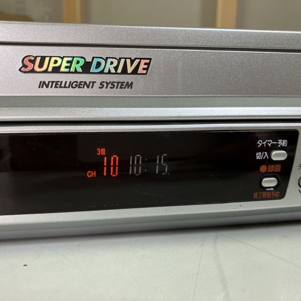 *[ электризация проверка только OK]Panasonic Panasonic SUPER DRIVE NV-HXB10 VHS Hi-Fi видеодека 2001 год производства с дистанционным пультом б/у товар текущее состояние товар хранение товар 