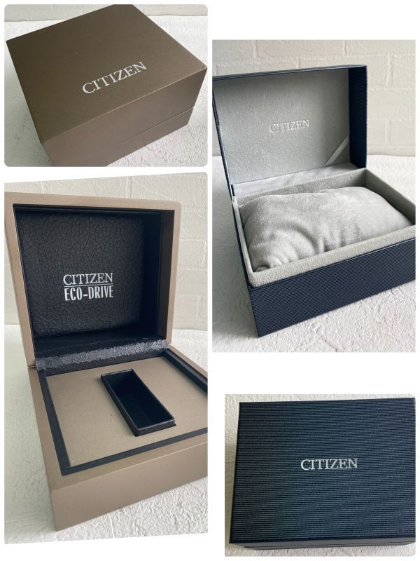 腕時計 空箱 CITIZEN/シチズン 腕時計用空き箱11ケース CITIZEN ECO-DRIVE/DURATECT/HOGA/WIRED XYZ等 外装化粧紙箱 紙箱 メタル 保管品の画像9