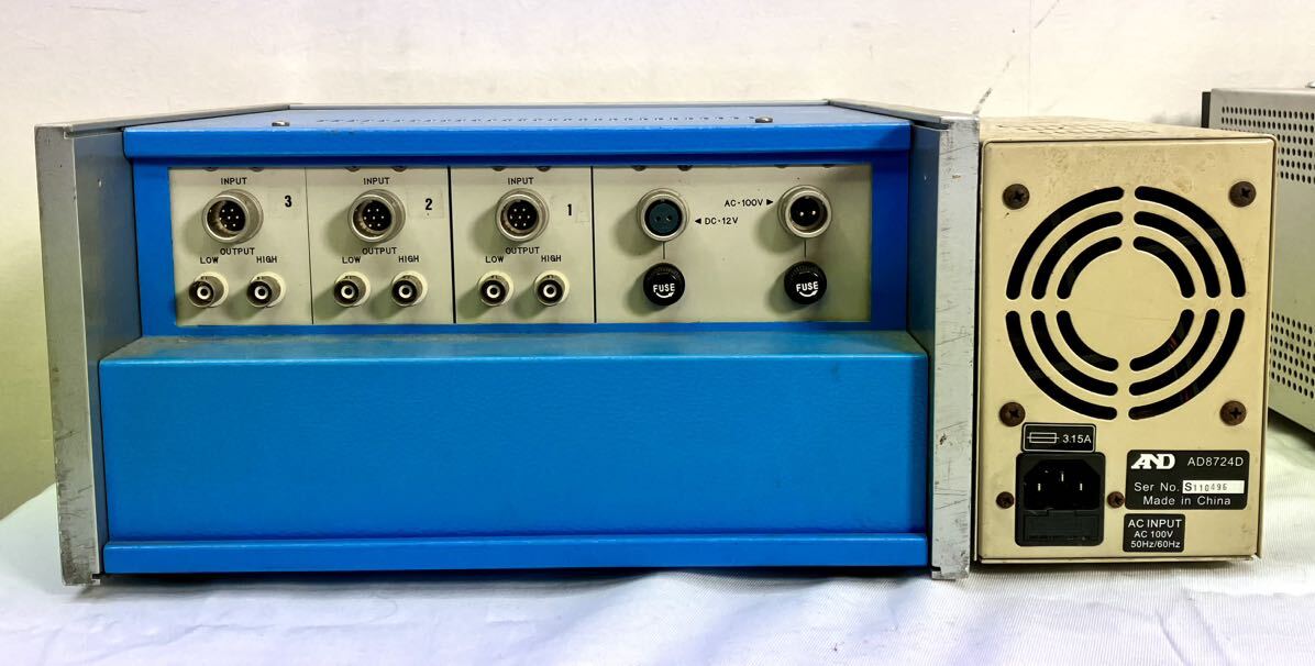 直流安定化電源 KENWOOD A&D 東京測振 PR18-1.2 AD-8724D 測定器 オーディオ機器 レコード 音響機器 プリアンプ レトロ まとめ 4台セット_画像7