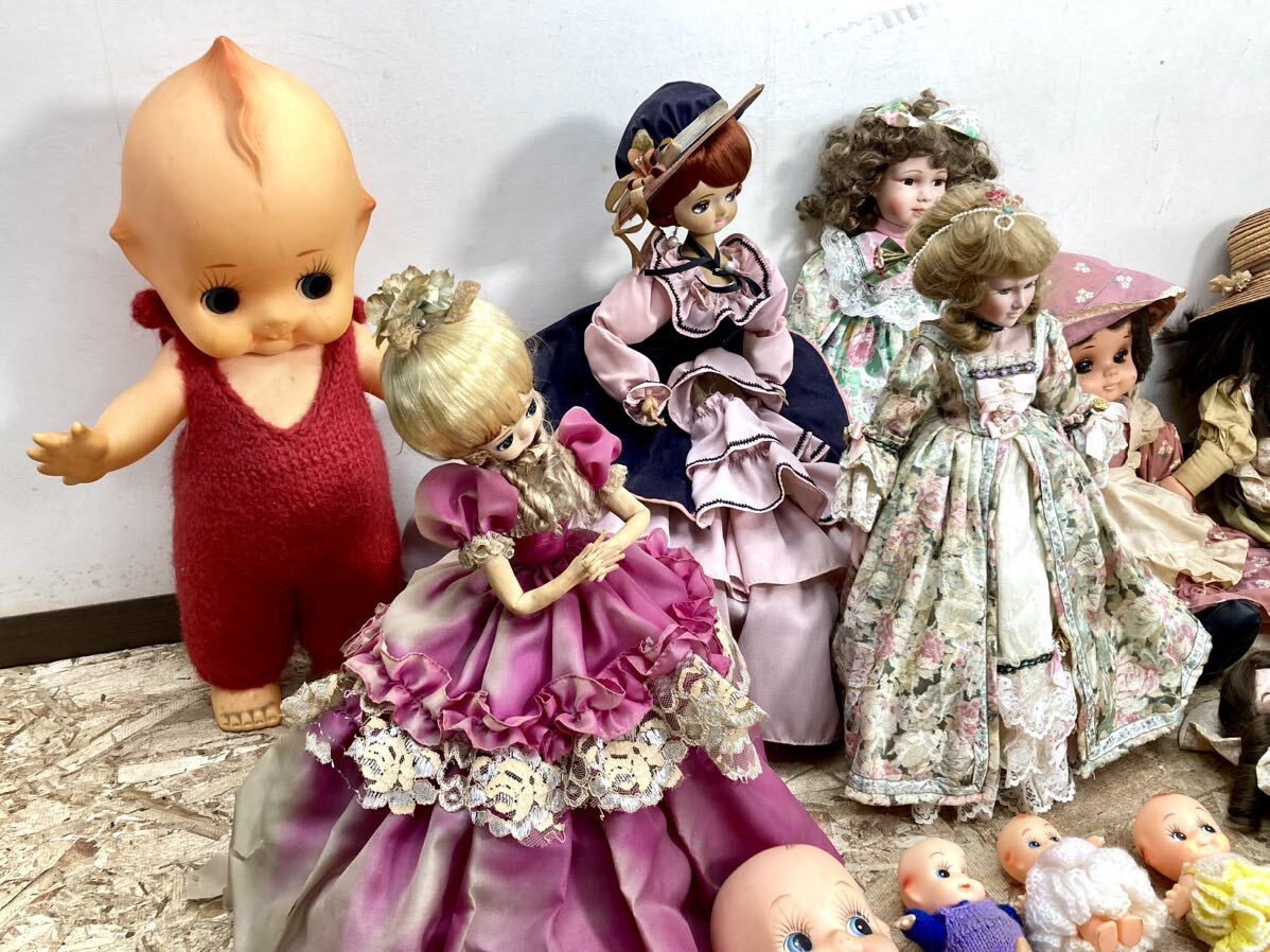 1円〜 西洋人形 人形 ドール 女の子人形 着せ替え人形 ビスクドール 希少 レア ピンクキューピー 当時物 おもちゃ 特大 玩具 まとめ 大量 _画像3