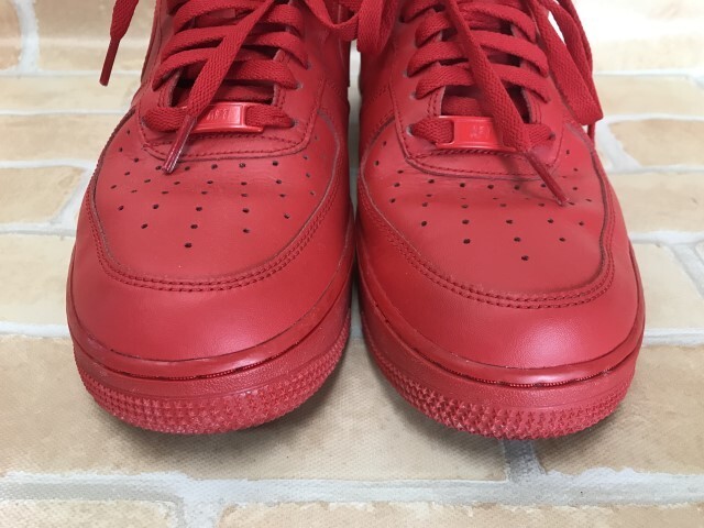 NIKE ナイキ Air Force 1 Low エアフォース cw6999-600 レッド UK8 27cm 44799754#4の画像7