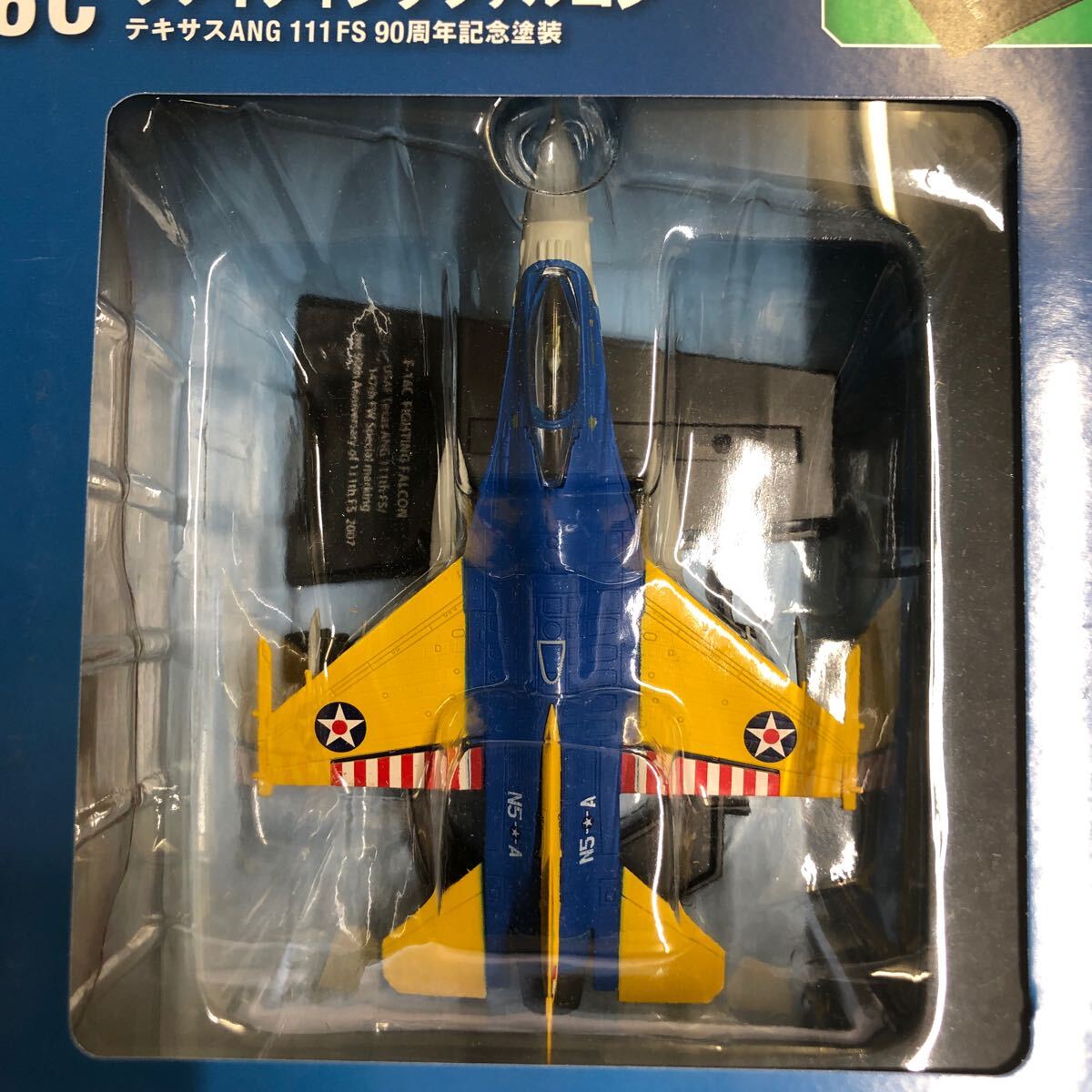 Vol.79★エアファイターコレクション アメリカ空軍 F-16C ファイティングファルコン 1/100 ダイキャストモデル 90周年記念塗装 新品未開封_画像2