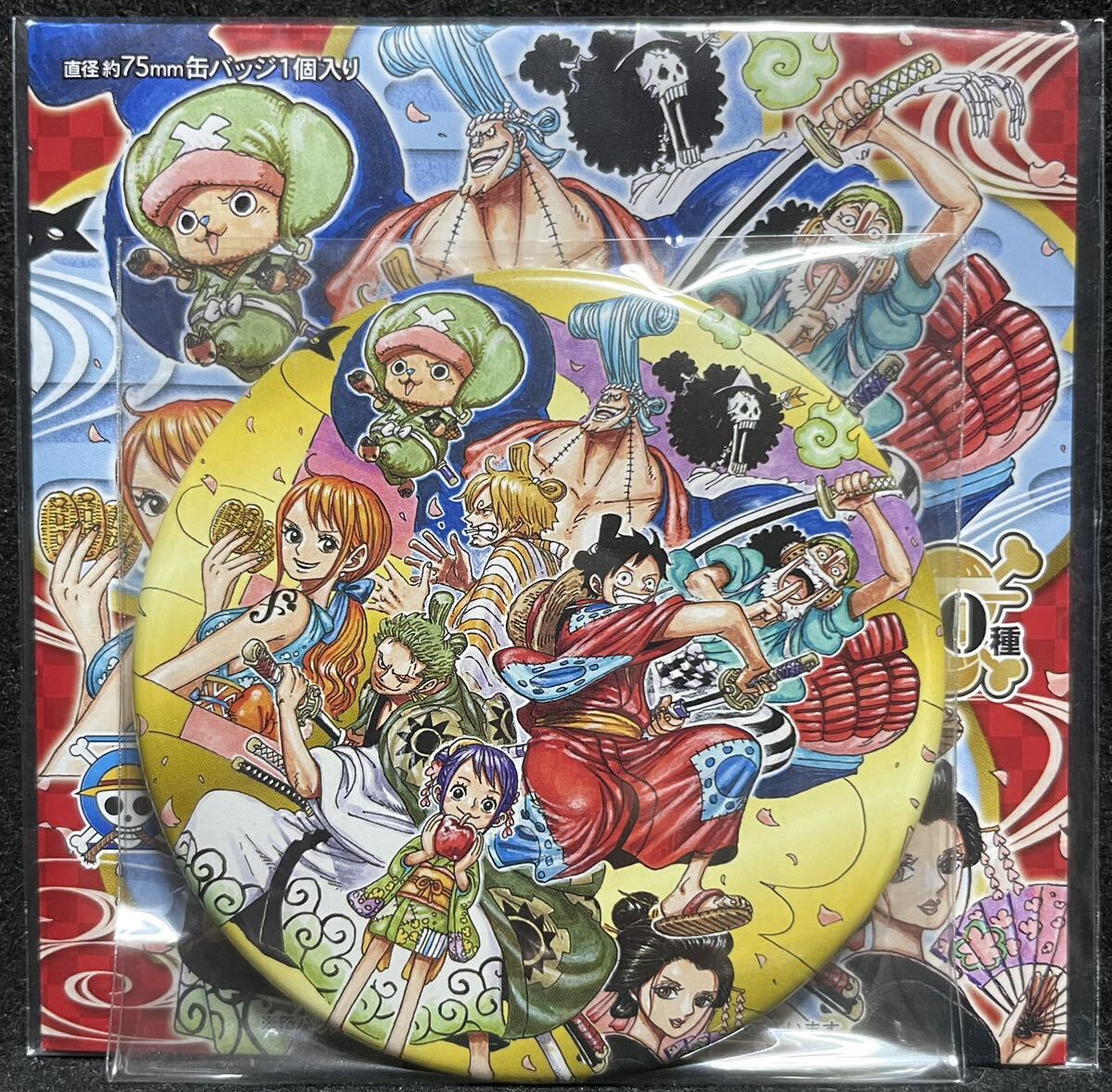 【未使用品/希少】原作 麦わらストア 麦スト コレクション缶バッジ 缶バッチ HEROES ワノ国 麦わらの一味 ゾロ サンジ ルフィ ラスト1