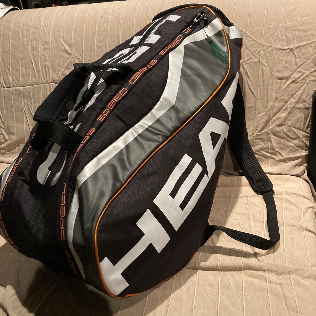 HEAD ツアーバッグ ジョコビッチモデル ラケットバッグ 中古美品 HEAD ツアーバッグ ジョコビッチモデル ラケットバッグ 中古美品