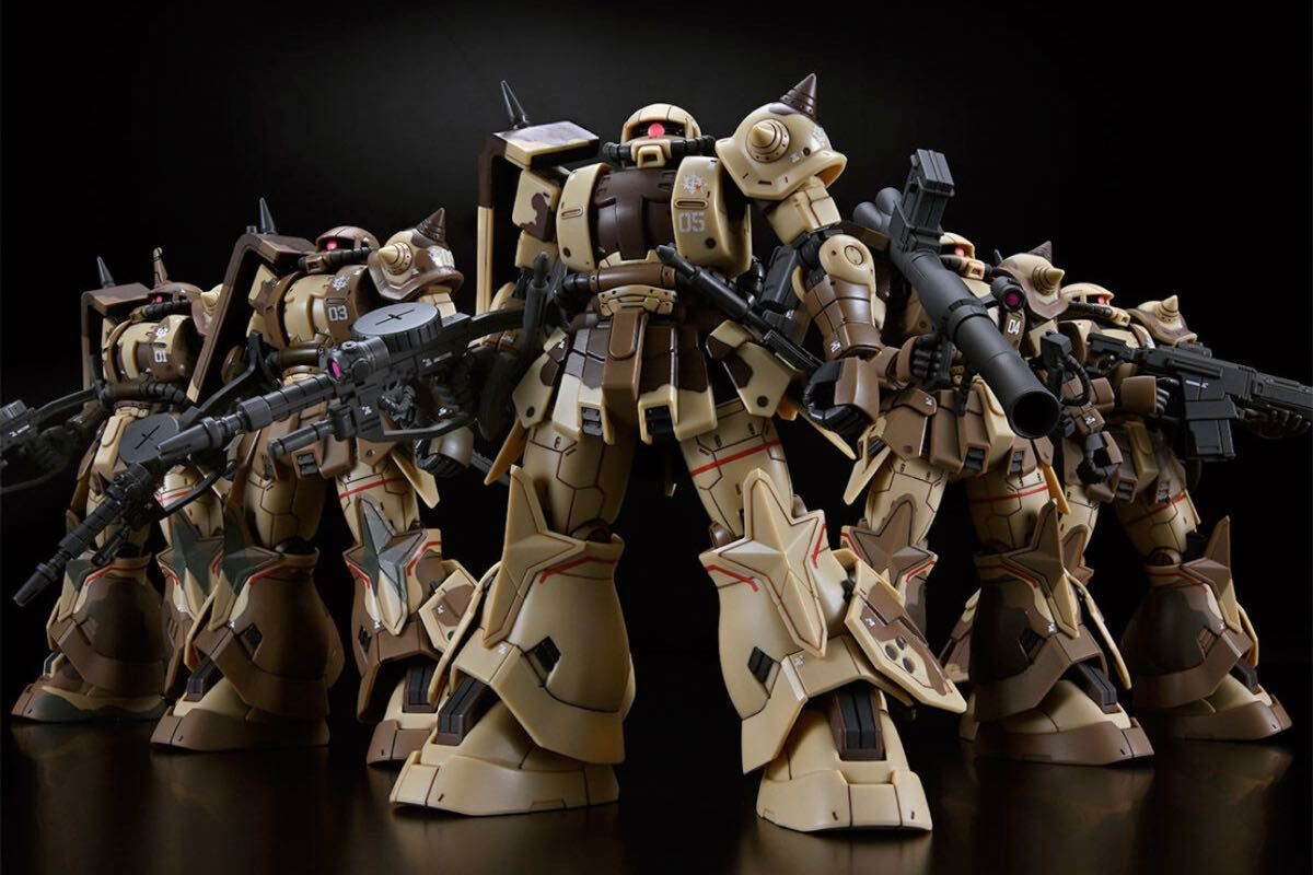 褐色のサザンクロス隊 5体セット HG 1/144 高機動型ザク 地上 褐色のサザンクロス隊 5体セット HG 1/144 高機動型ザク 地上