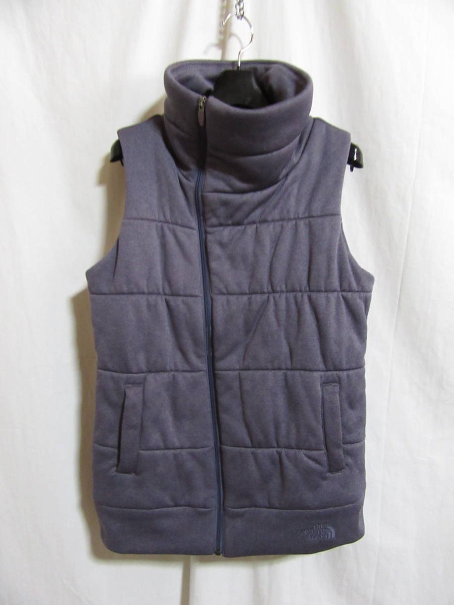 ☆☆送料無料☆☆THE NORTH FACE☆斜めジップ中綿ダウンベスト☆S☆美品☆C9☆