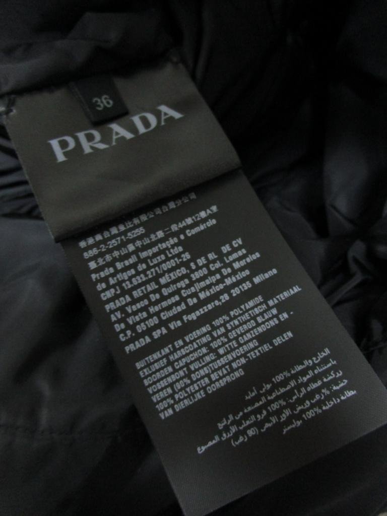 [ including carriage ]PRADA Prada down coat black XS/n957721