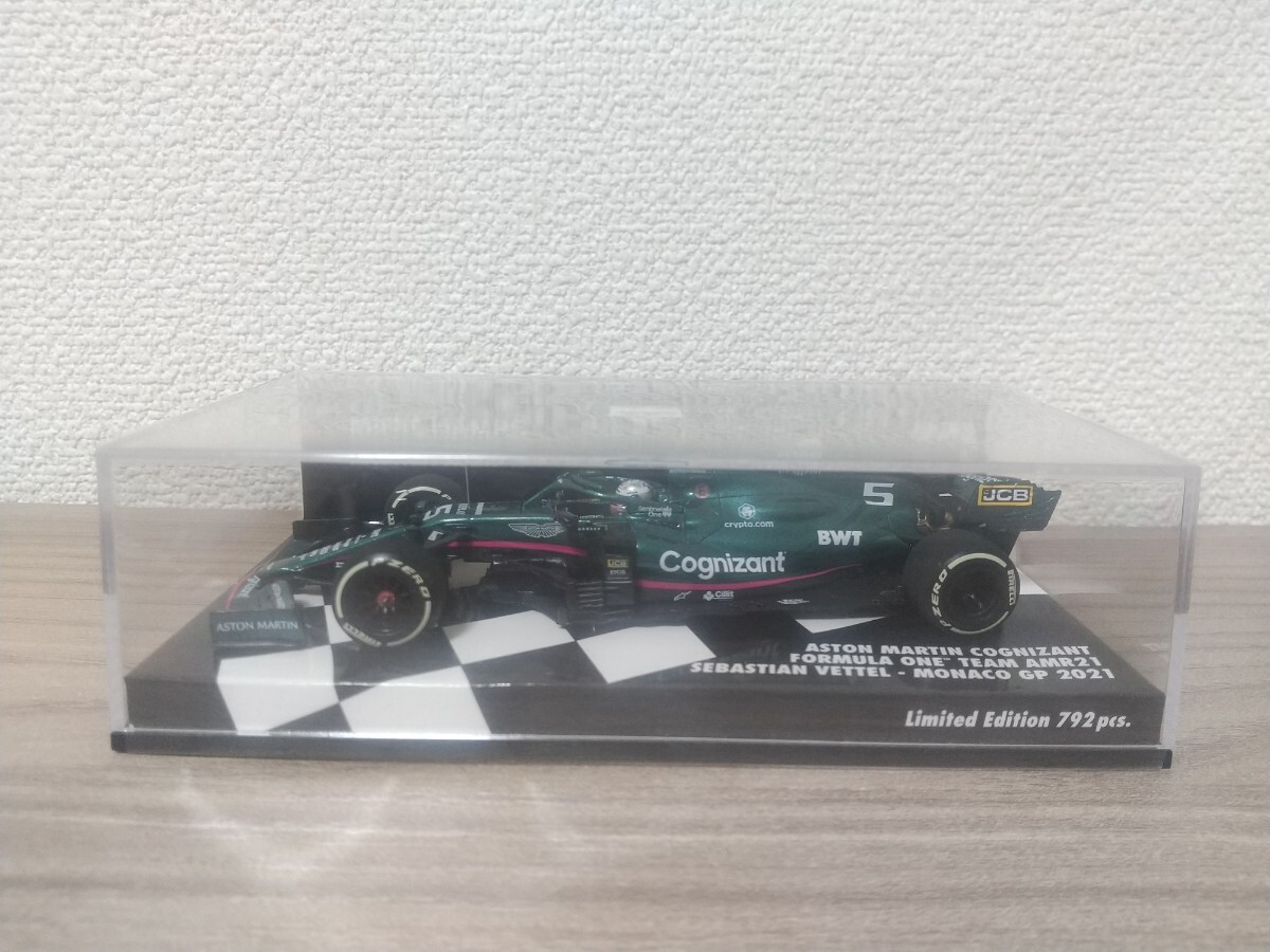 ミニチャンプス 1/43 アストンマーティン AMR21 S・ベッテル 2021 モナコGP_画像4