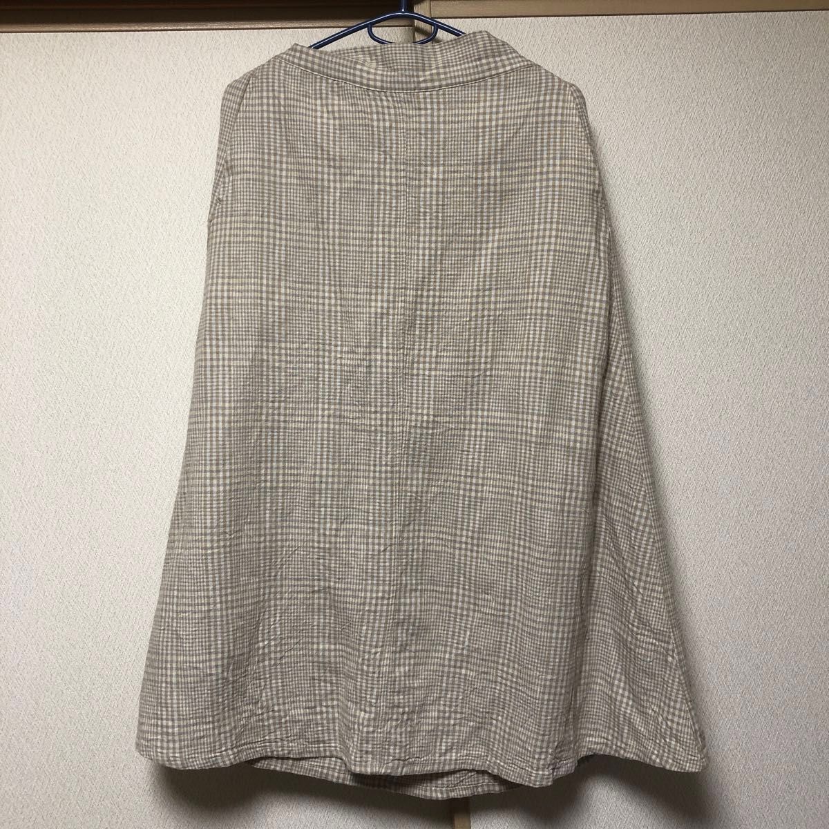 麻レーヨンセミフレアスカート　定価2990円