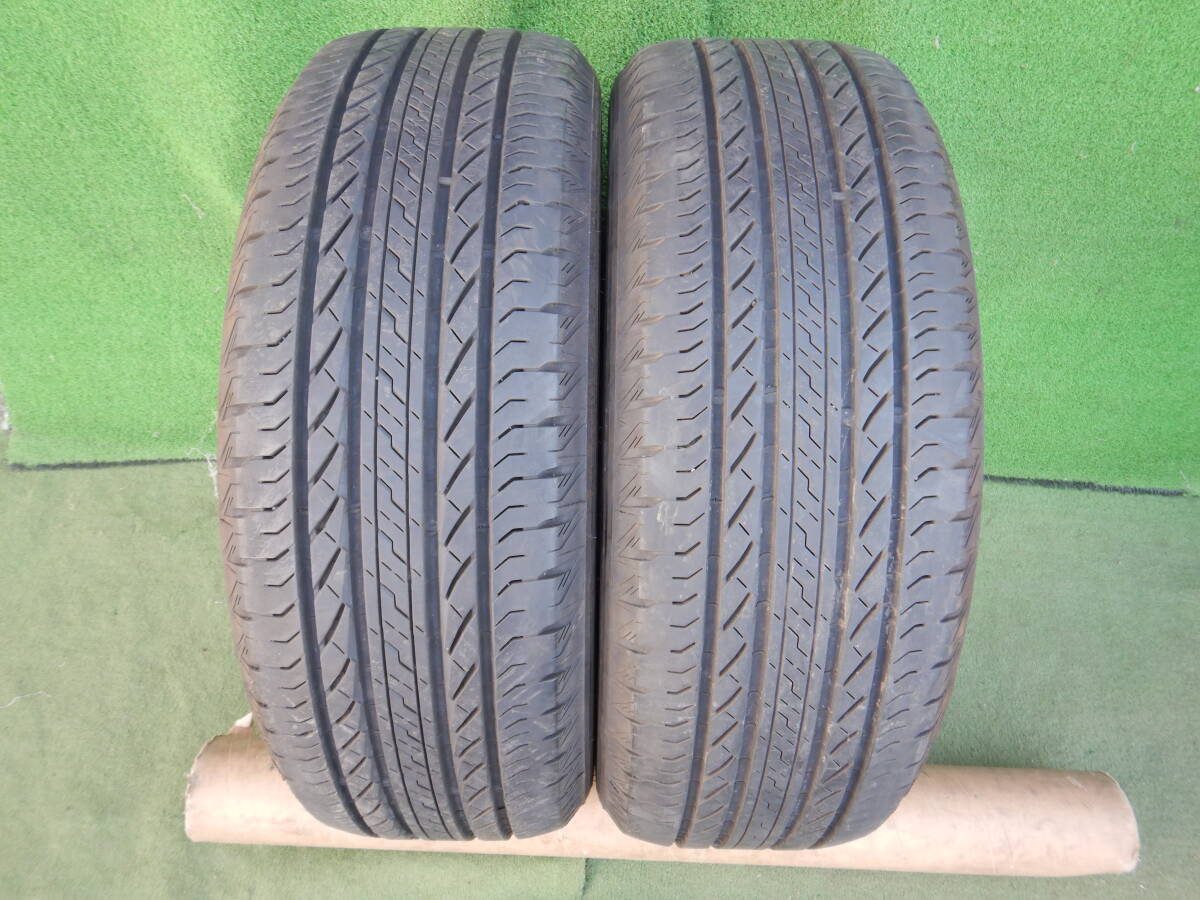 ★BS DUELER H/L 夏タイヤ★225/55R19 99V 残り溝:7部山以上 2021年製 2本 MADE IN JAPAN_画像1