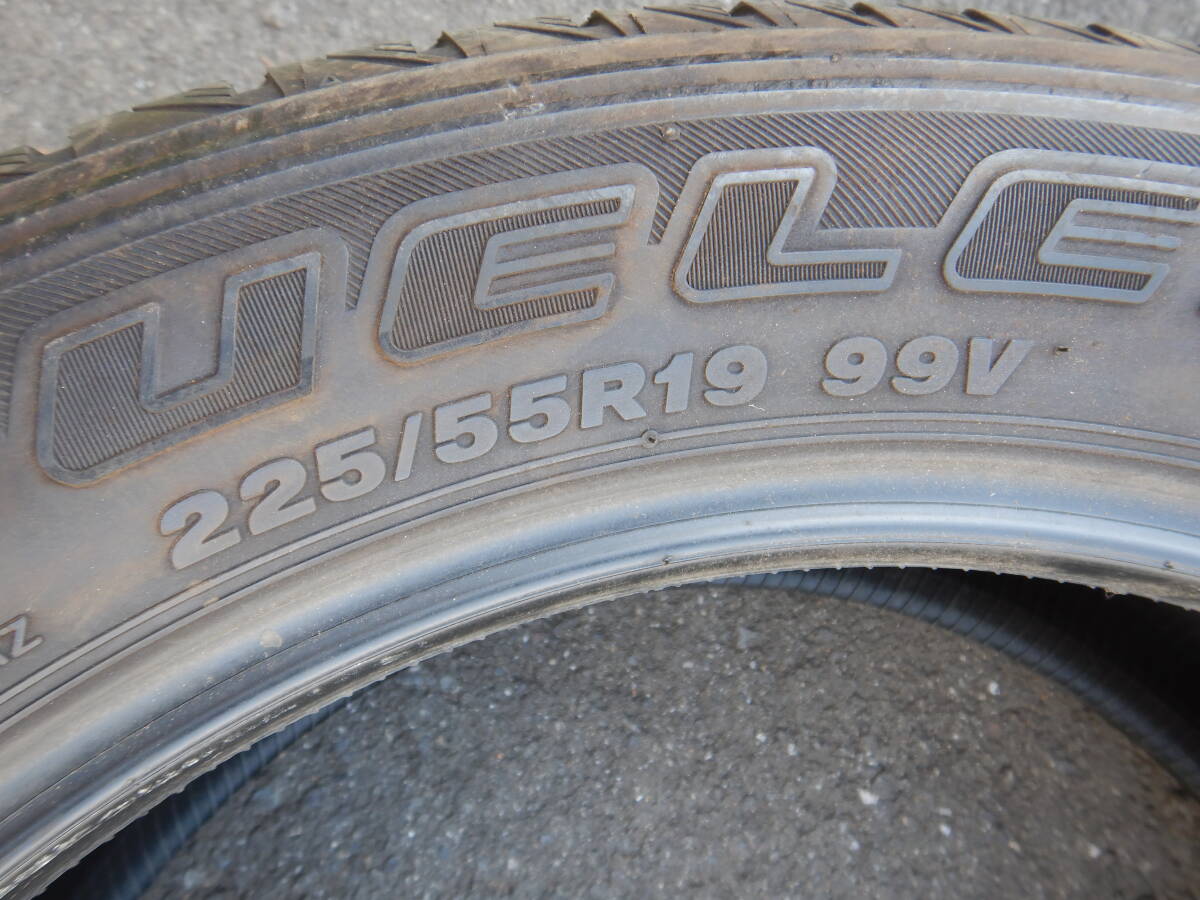 ★BS DUELER H/L 夏タイヤ★225/55R19 99V 残り溝:7部山以上 2021年製 2本 MADE IN JAPAN_画像6