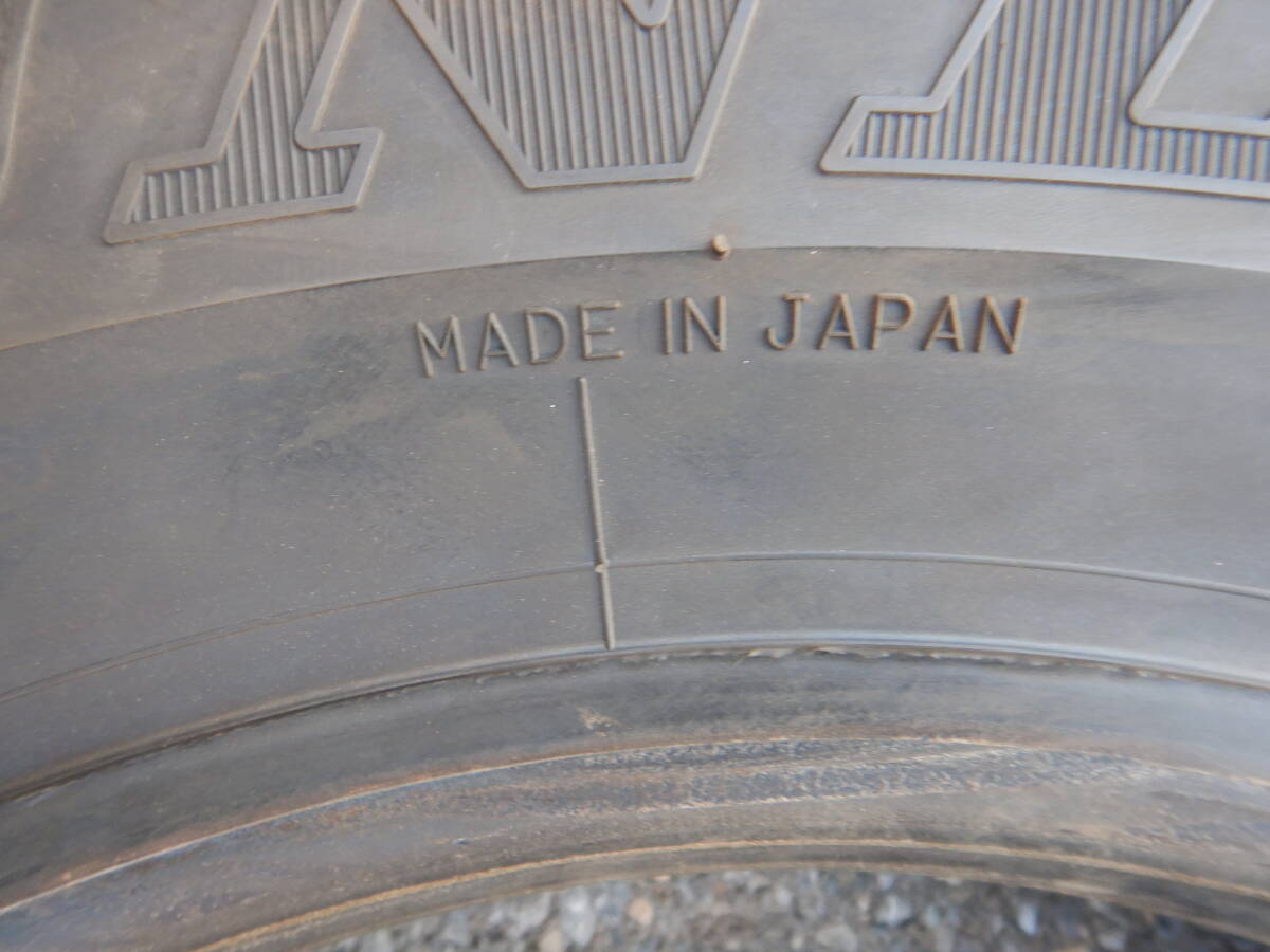 ★DUNLOP SP110 たて溝★225/80R17.5 123/122L 残り溝:未使用 2019年製 1本 MADE IN JAPAN_画像6