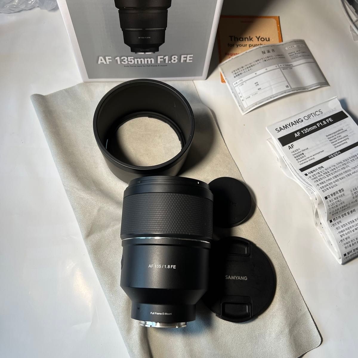 Samyang 135mmf1.8 FE Sony fullframe レンズ