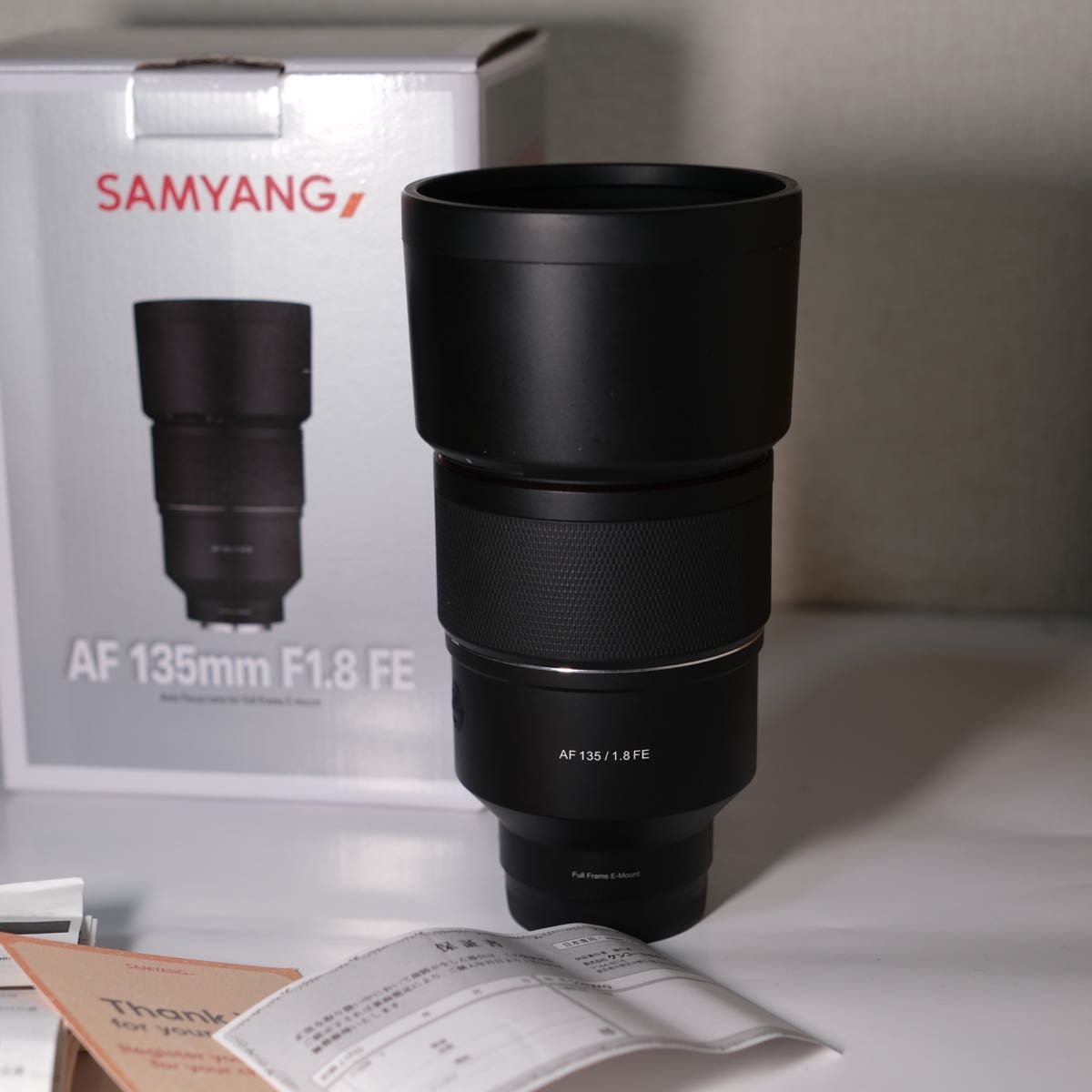 Samyang 135mmf1.8 FE Sony fullframe レンズ