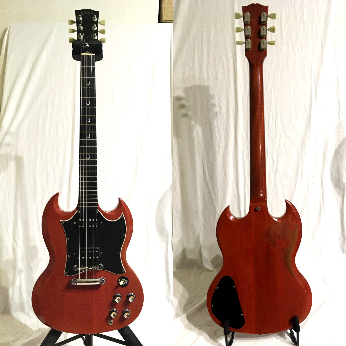 ギブソン SG スペシャル フェイデッド クレセントムーン エボニー指板 Gibson SG Special Faded Crescent Moon Inlay 2002年製_画像1