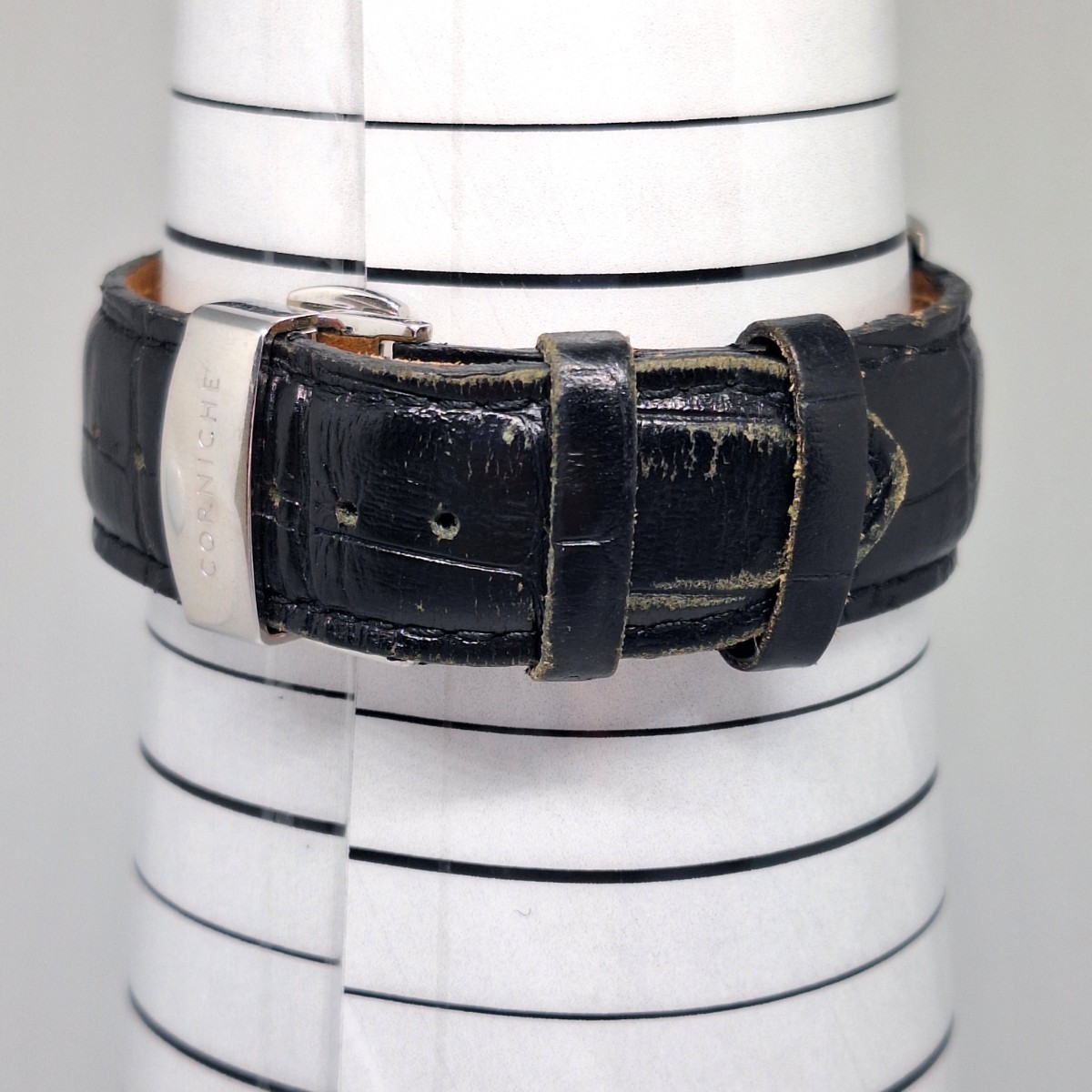 61 CORNICHE コーニッシュ Heritage 40 ヘリテージ CRN002A メンズ腕時計 腕時計 時計 レザーベルト ラウンド 2針 両開き式 ウォッチ WKHの画像6