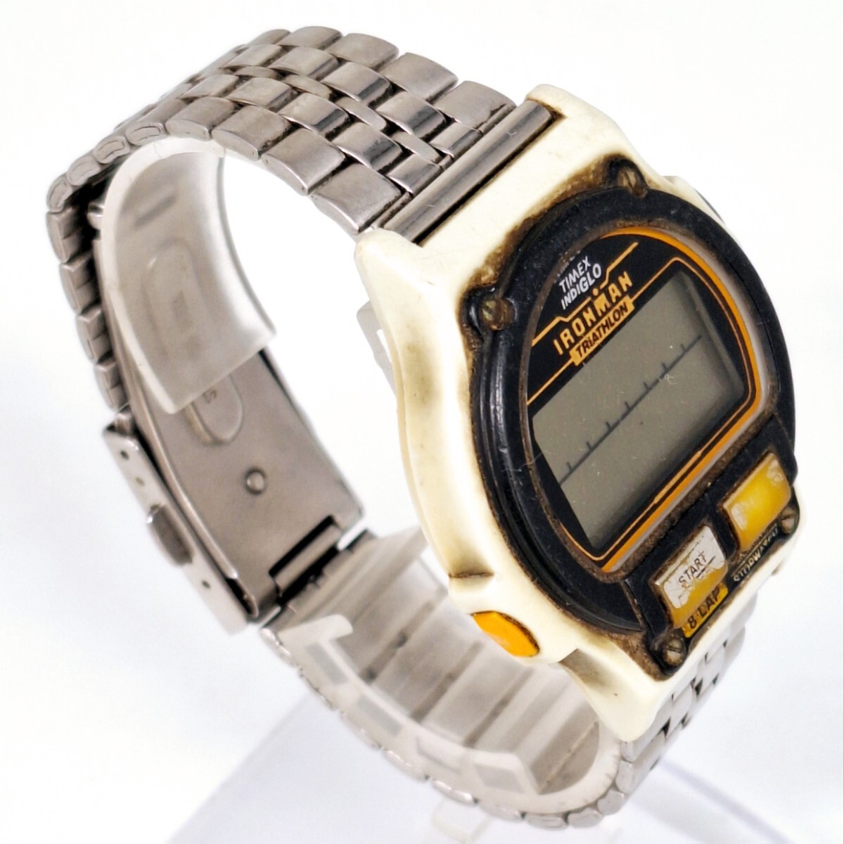 307 TIMEX タイメックス INDIGLO IRONMAN アイロンマン TRIATHLON 731-A メンズ腕時計 腕時計 時計 クォーツ デジタル ウォッチ WKの画像3