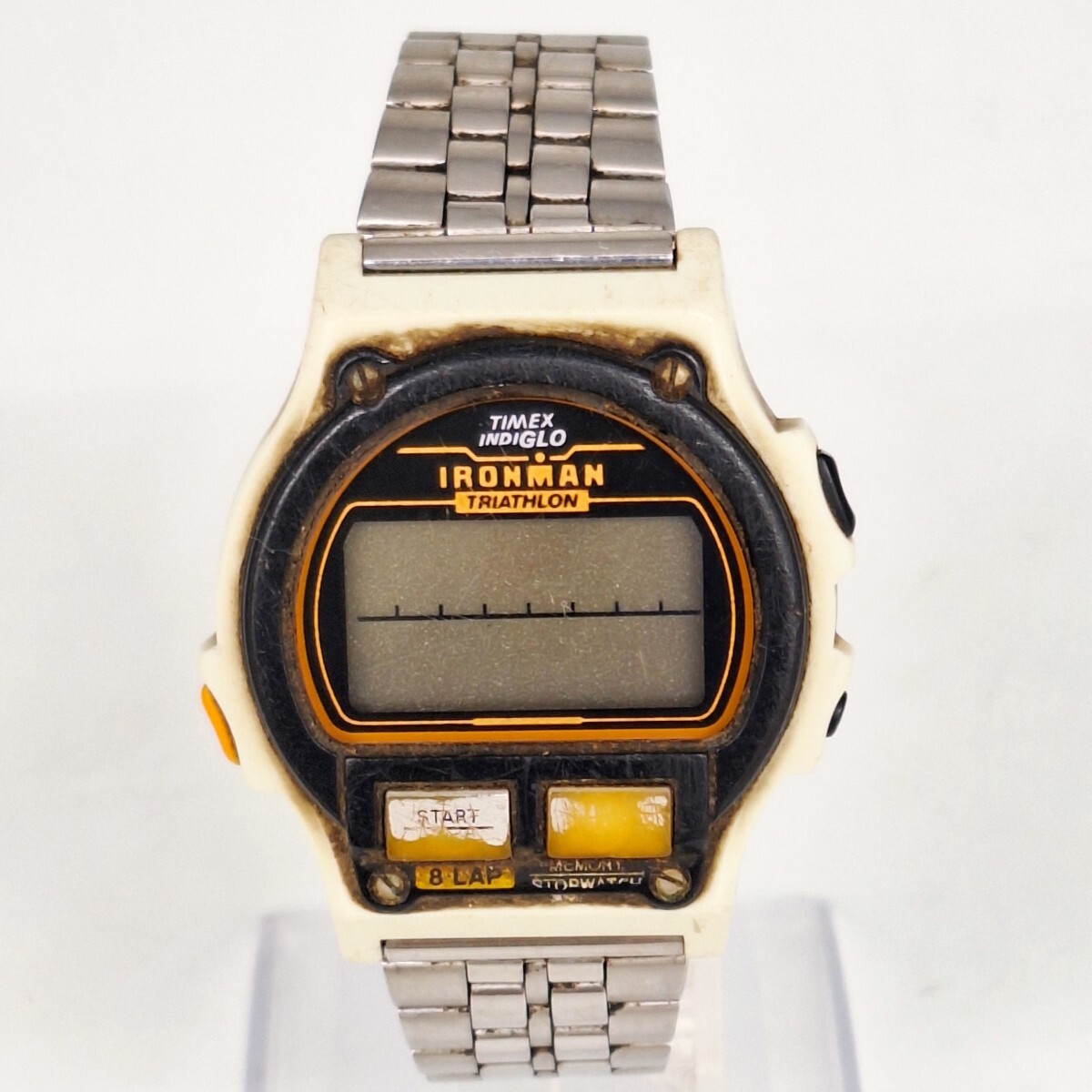 307 TIMEX タイメックス INDIGLO IRONMAN アイロンマン TRIATHLON 731-A メンズ腕時計 腕時計 時計 クォーツ デジタル ウォッチ WKの画像2