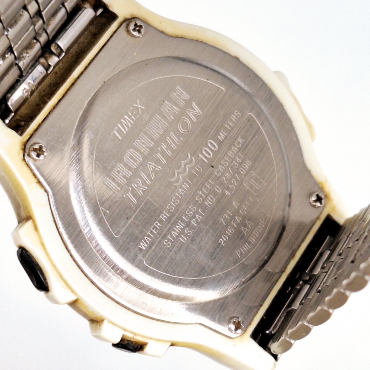 307 TIMEX タイメックス INDIGLO IRONMAN アイロンマン TRIATHLON 731-A メンズ腕時計 腕時計 時計 クォーツ デジタル ウォッチ WKの画像6