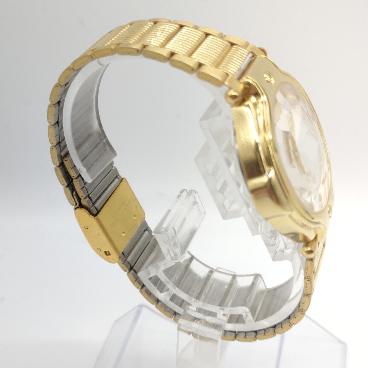 117 klaeuse レディース 腕時計 時計 クロイゼ SK-217-LO クオーツ クォーツ QUARTZ ゴールド ストーン 3針 アナログ シェル文字盤 SCHの画像4