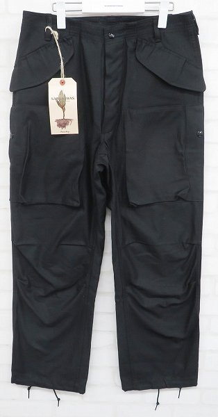 3P6181/未使用品 SASSAFRAS D/C Armor Pants Back Satin SF-221969 ササフラス アーマーパンツ_画像2