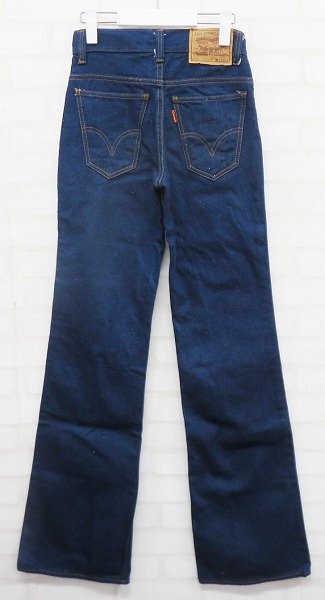 3P6074/リーバイス 602-0217 ベルボトムデニム オレンジタブ レディース Levi’s ビンテージの画像3