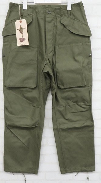 3P6242-1/未使用品 SASSAFRAS D/C Armor Pants Back Satin SF-221969 ササフラス アーマーパンツ_画像2