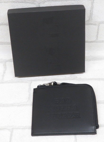 2A5628-2【クリックポスト対応】新品 Hombre Nino B.M.F ZIP LEATHER WALLET オンブレニーニョ ウォレット 財布_画像2