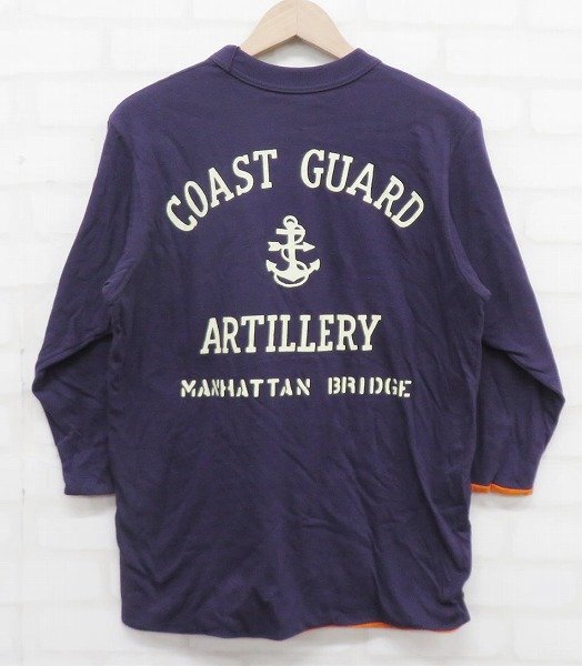 8T0663/FREEWHEELERS GUARDING THE MANHATTAN BRIDGE 7分袖リバーシブルTシャツ フリーホイーラーズの画像4