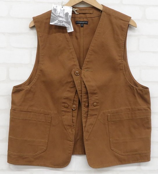 8T0739/未使用品 ENGINEERED GARMENTS Upland Vest エンジニアードガーメンツ ダックアップランドベスト_画像2