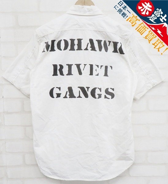8T0492/FREEWHEELERS MOHAWK RIVET GANG CUT-OFF SLEEVE WORK SHIRTS フリーホイーラーズ モホーク カットオフスリーブワークシャツ