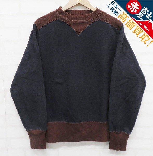 8T0634/FREEWHEELERS ATHLETIC SWEAT SHIRTS 2234009 freewheelers a потертость шик спортивная фуфайка 