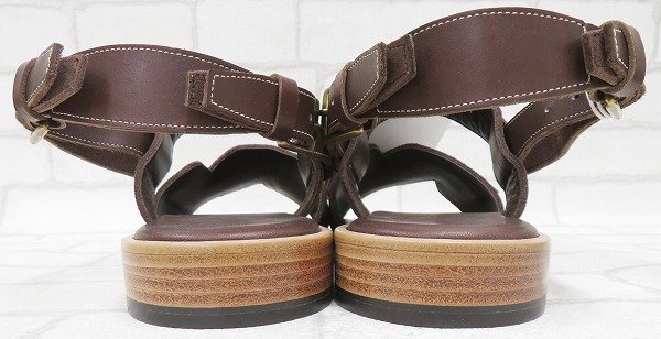 2S9024/ unused goods NICENESS BALLARD NN-2801F13 Nice nes Ballade leather sandals 